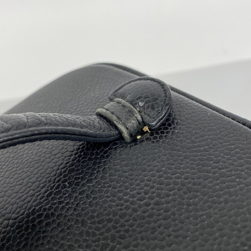 CHANEL Black Caviar Leather Vanity Bag - Picture 9 of 11